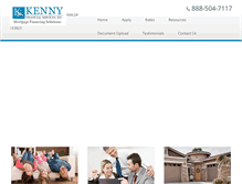 Tablet Screenshot of kennyfinancial.com